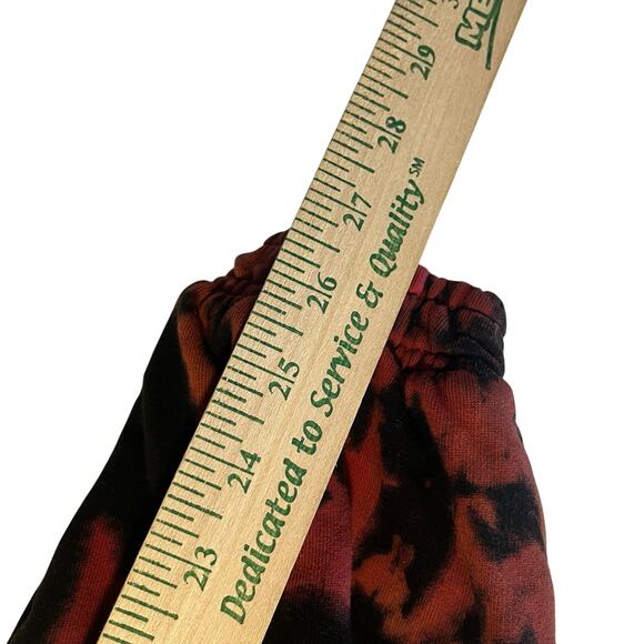 Disney x Colcci Men's Large Tie Dye Jogger Pants Mickey Mouse Black Red Colorful - Picture 7 of 8